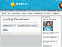 Tablet Screenshot of kangenwatersg.com